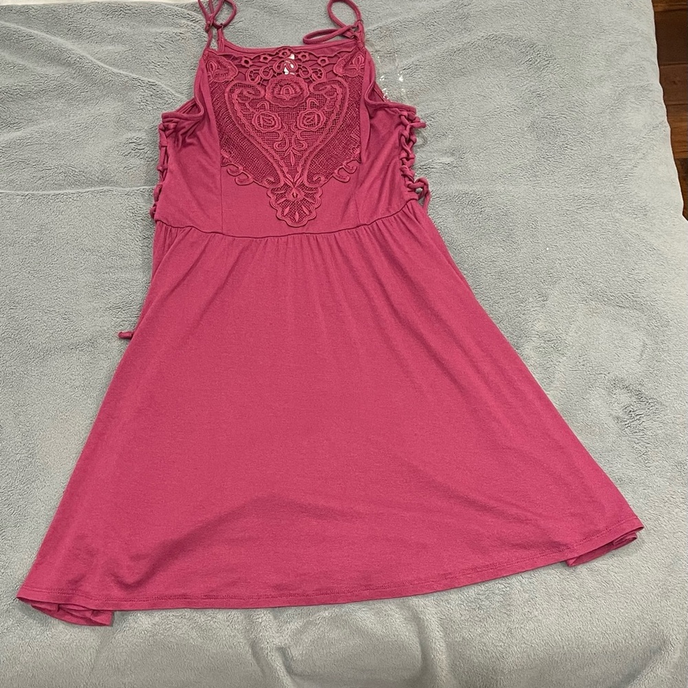 Magenta lace dress from target